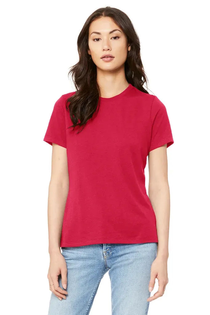 BELLA+CANVAS ® Women's Relaxed Jersey Short Sleeve Tee. BC6400 - additional view 4