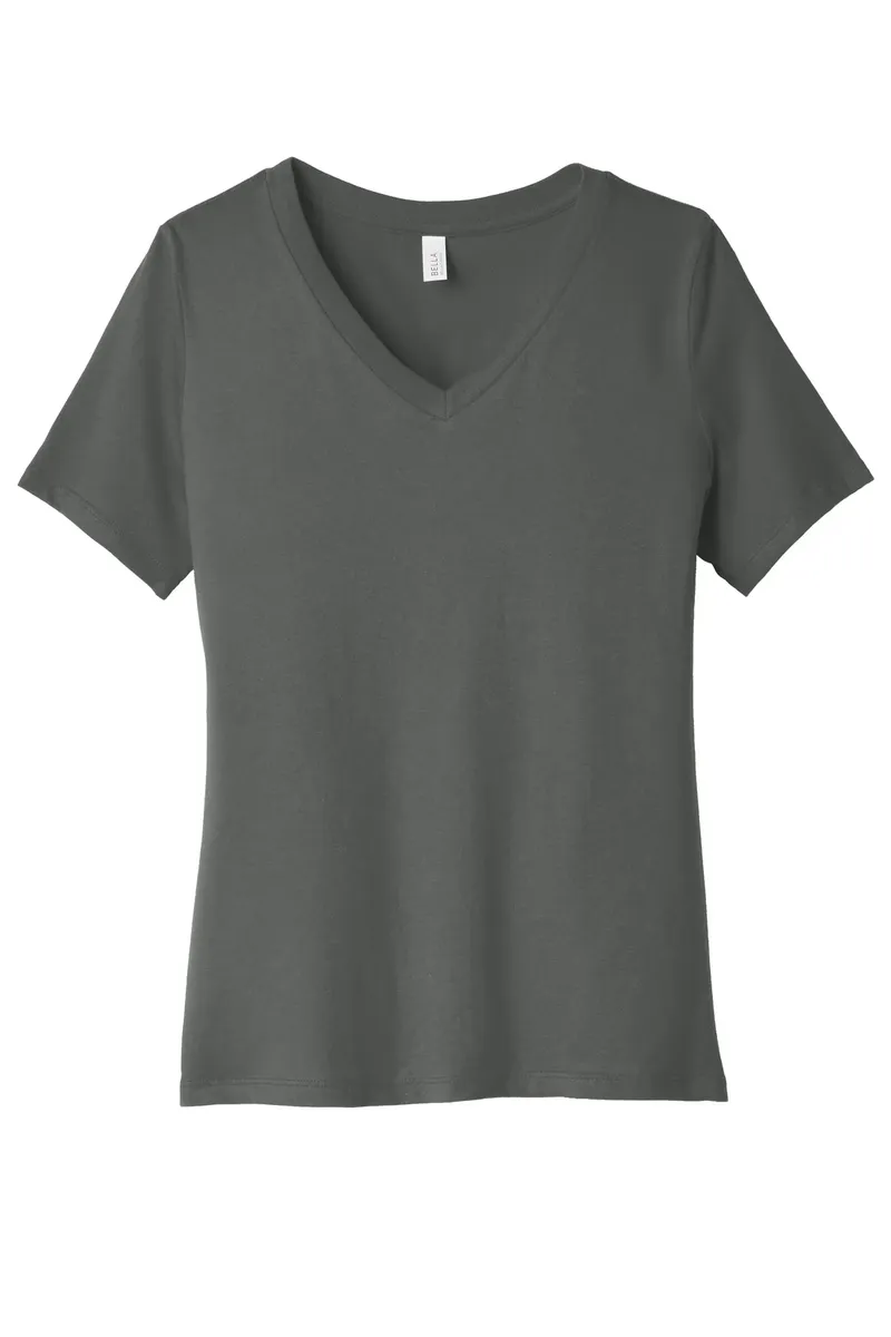 BELLA+CANVAS ® Women's Relaxed Jersey Short Sleeve V-Neck Tee. BC6405 - additional view 13