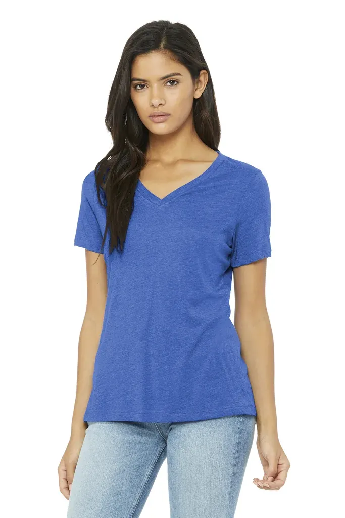 BELLA+CANVAS® Women's Relaxed Triblend V-Neck Tee BC6415 - additional view 1
