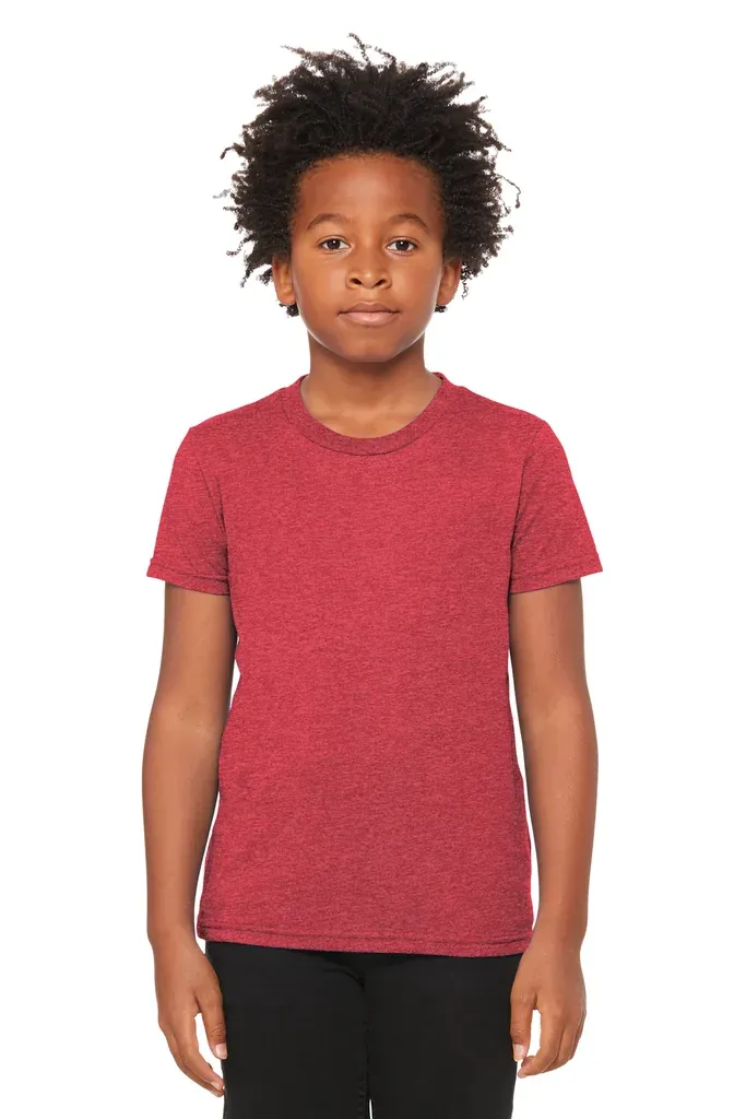 BELLA+CANVAS® Youth Heather CVC Tee BC3001YCVC - additional view 1