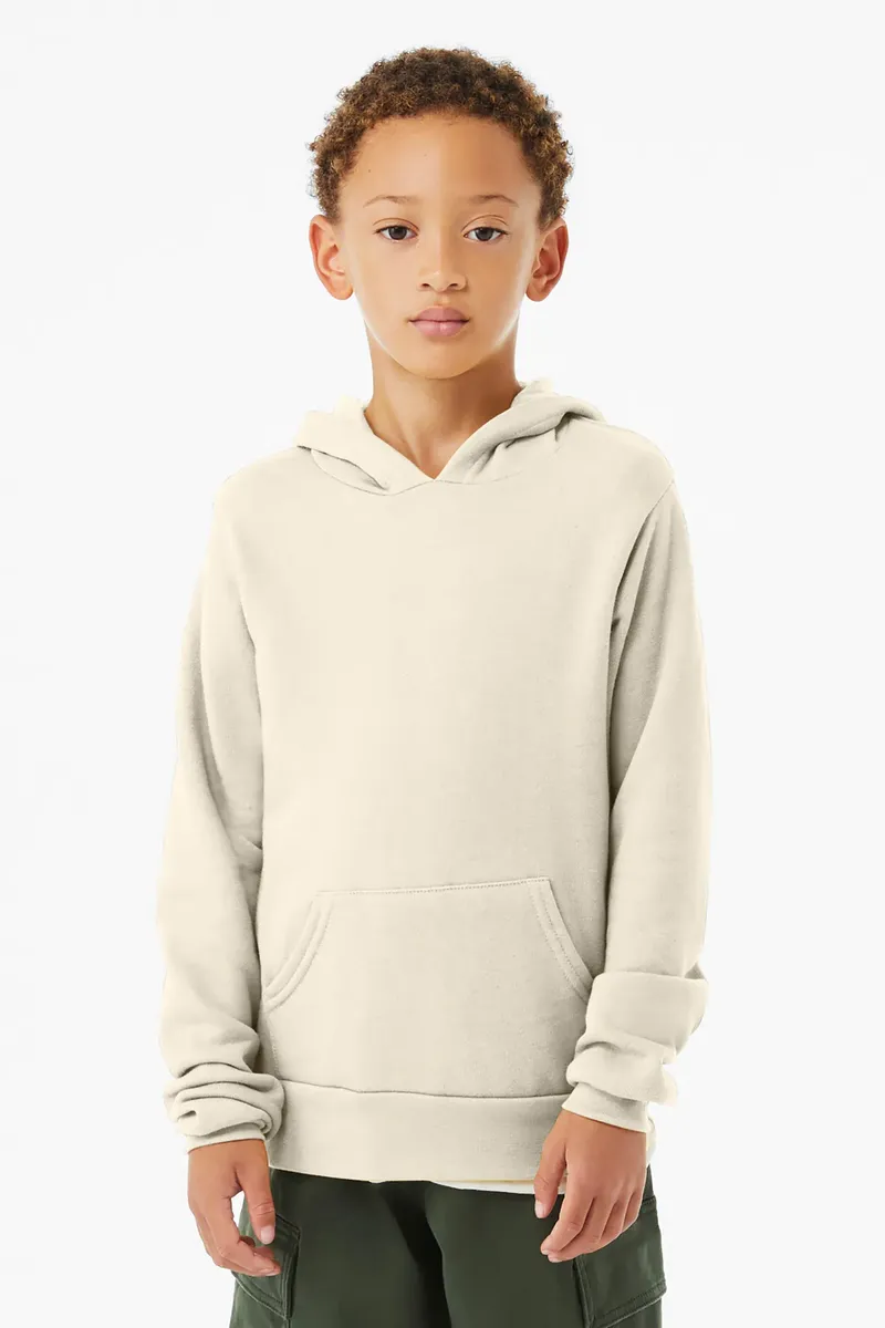 BELLA+CANVAS ® Youth Sponge Fleece Pullover Hoodie BC3719Y - additional view 3