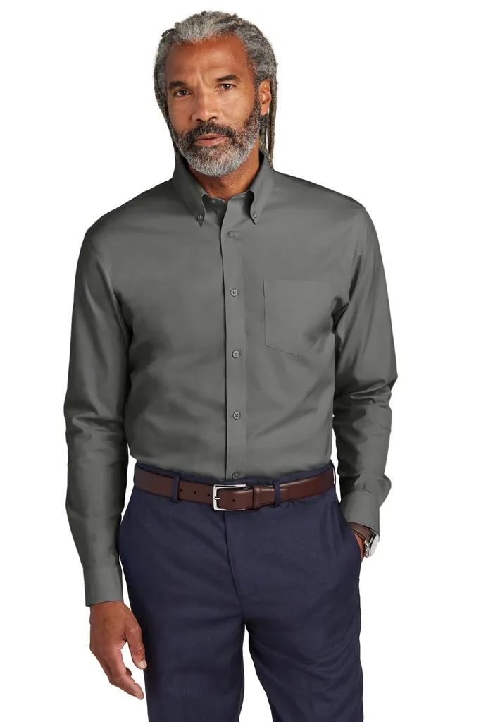 Brooks Brothers® Tall Wrinkle-Free Stretch Pinpoint Shirt TBB18000 - additional view 1