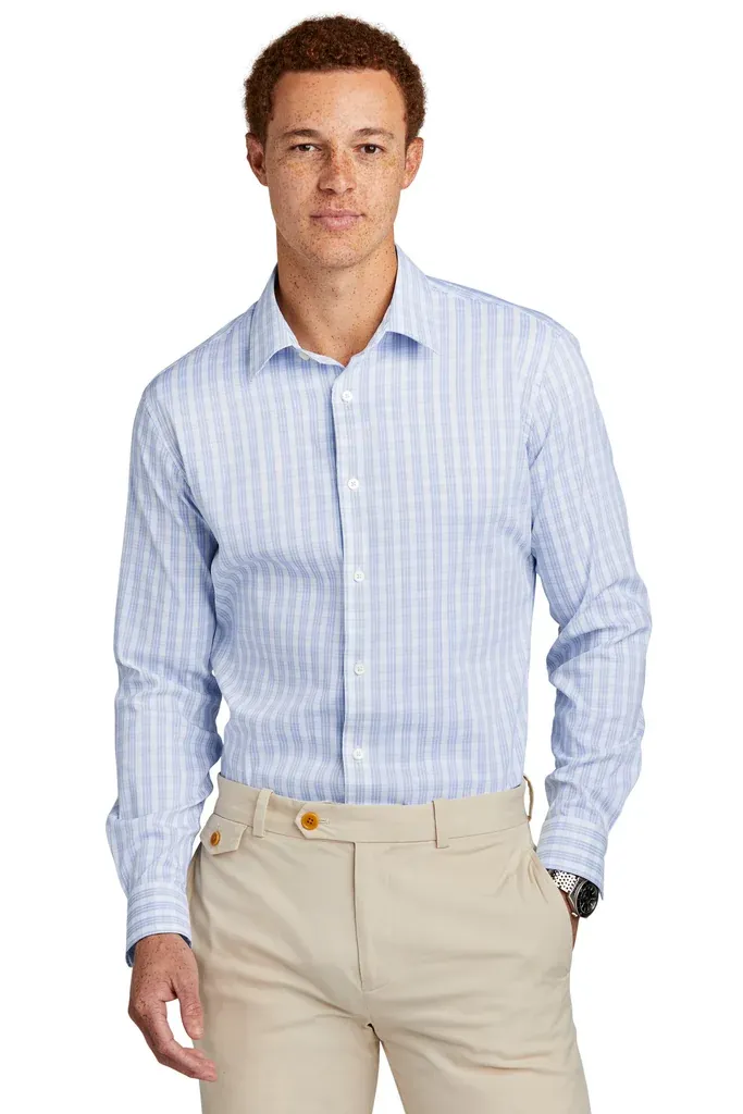 Brooks Brothers® Tech Stretch Patterned Shirt BB18006 - additional view 2