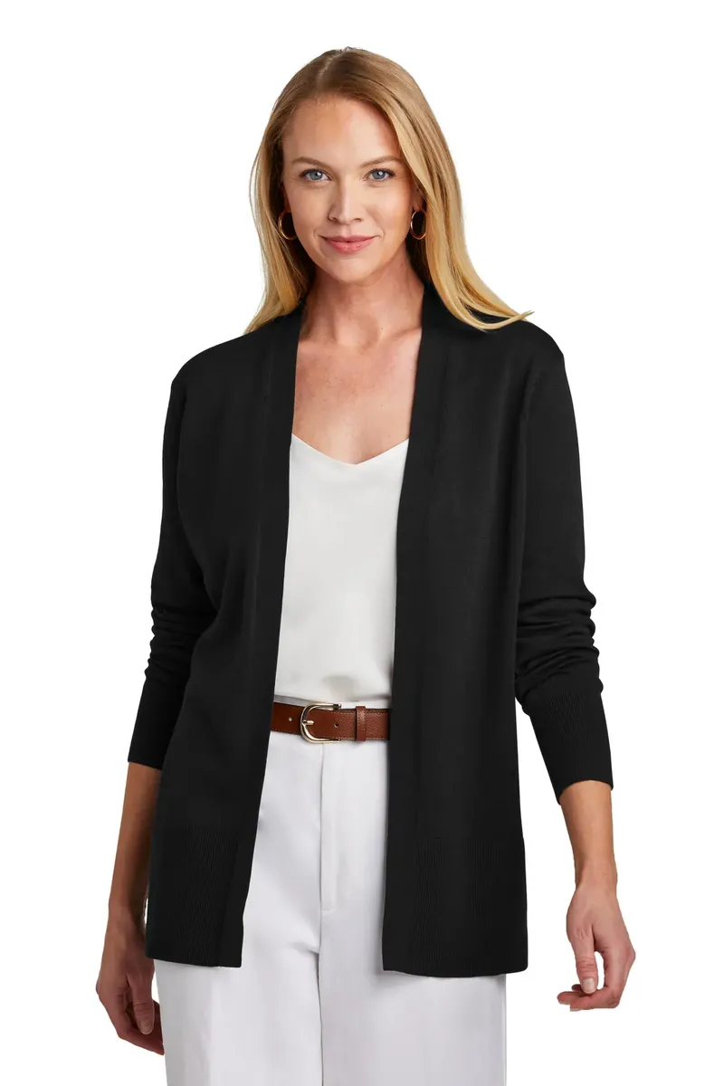 Brooks Brothers® Women's Cotton Stretch Long Cardigan Sweater BB18403 - additional view 3