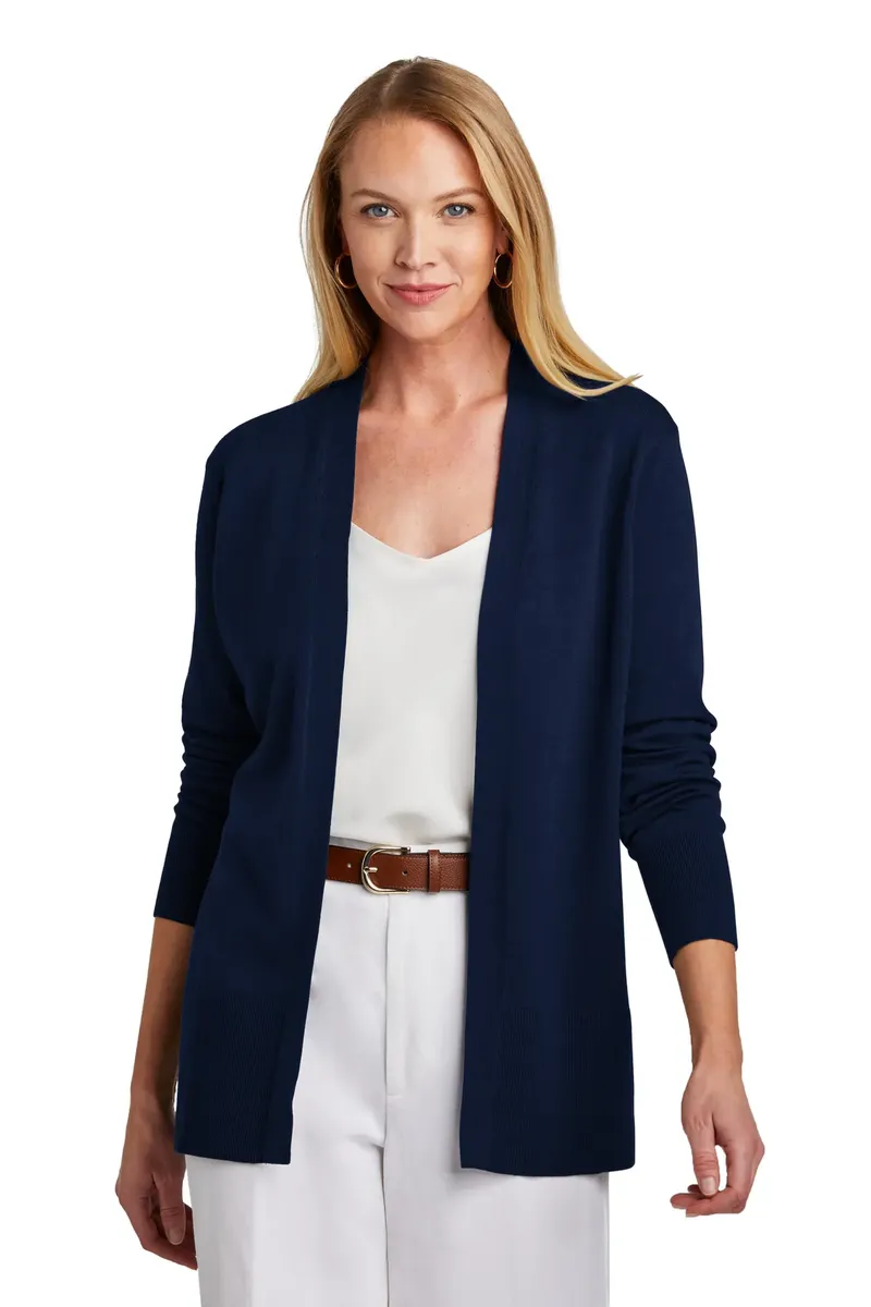 Brooks Brothers® Women's Cotton Stretch Long Cardigan Sweater BB18403 - additional view 2