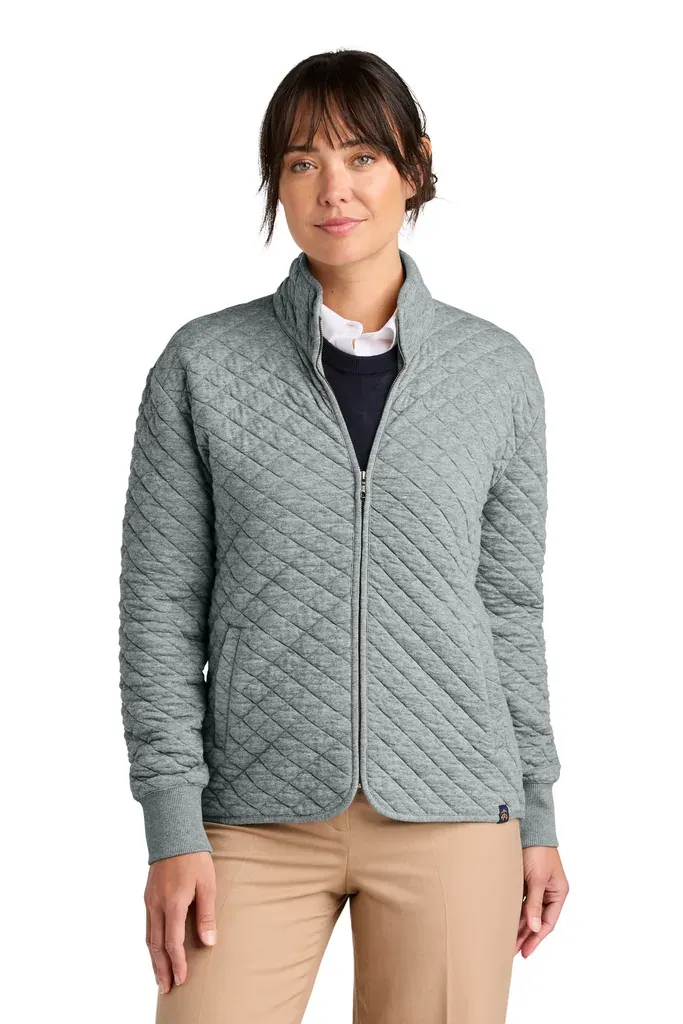 Brooks Brothers® Women's Diamond Quilt Full-Zip BB18213 - additional view 2