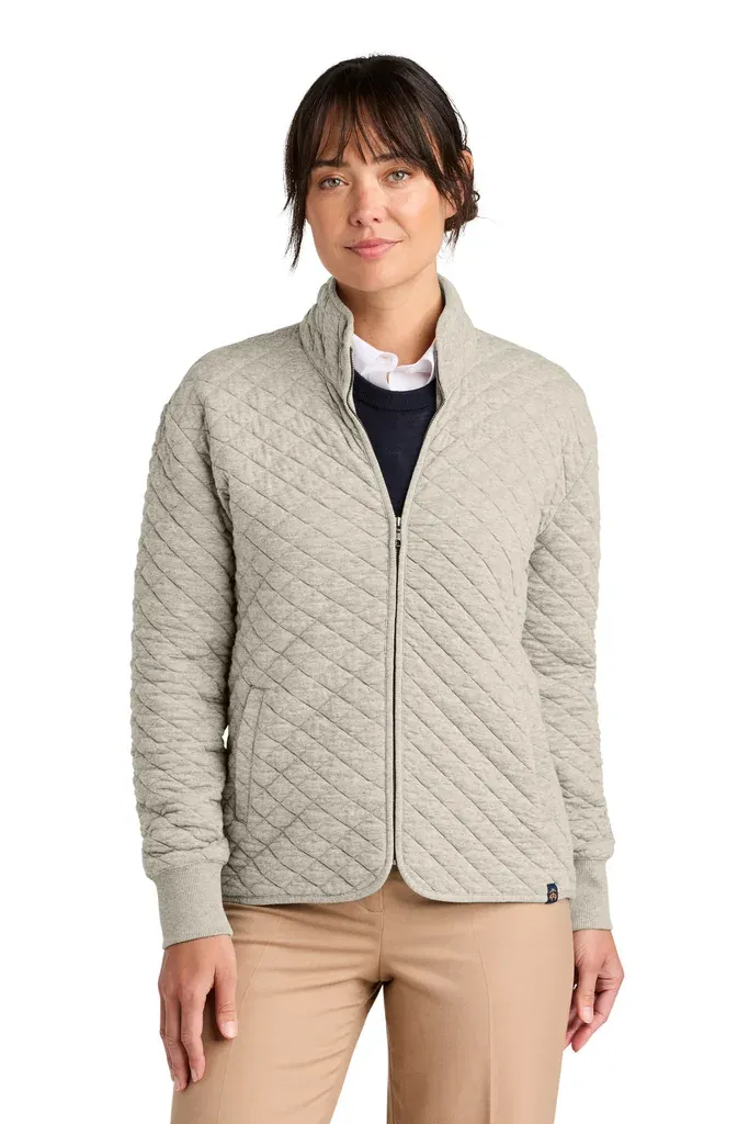 Brooks Brothers® Women's Diamond Quilt Full-Zip BB18213 - additional view 3