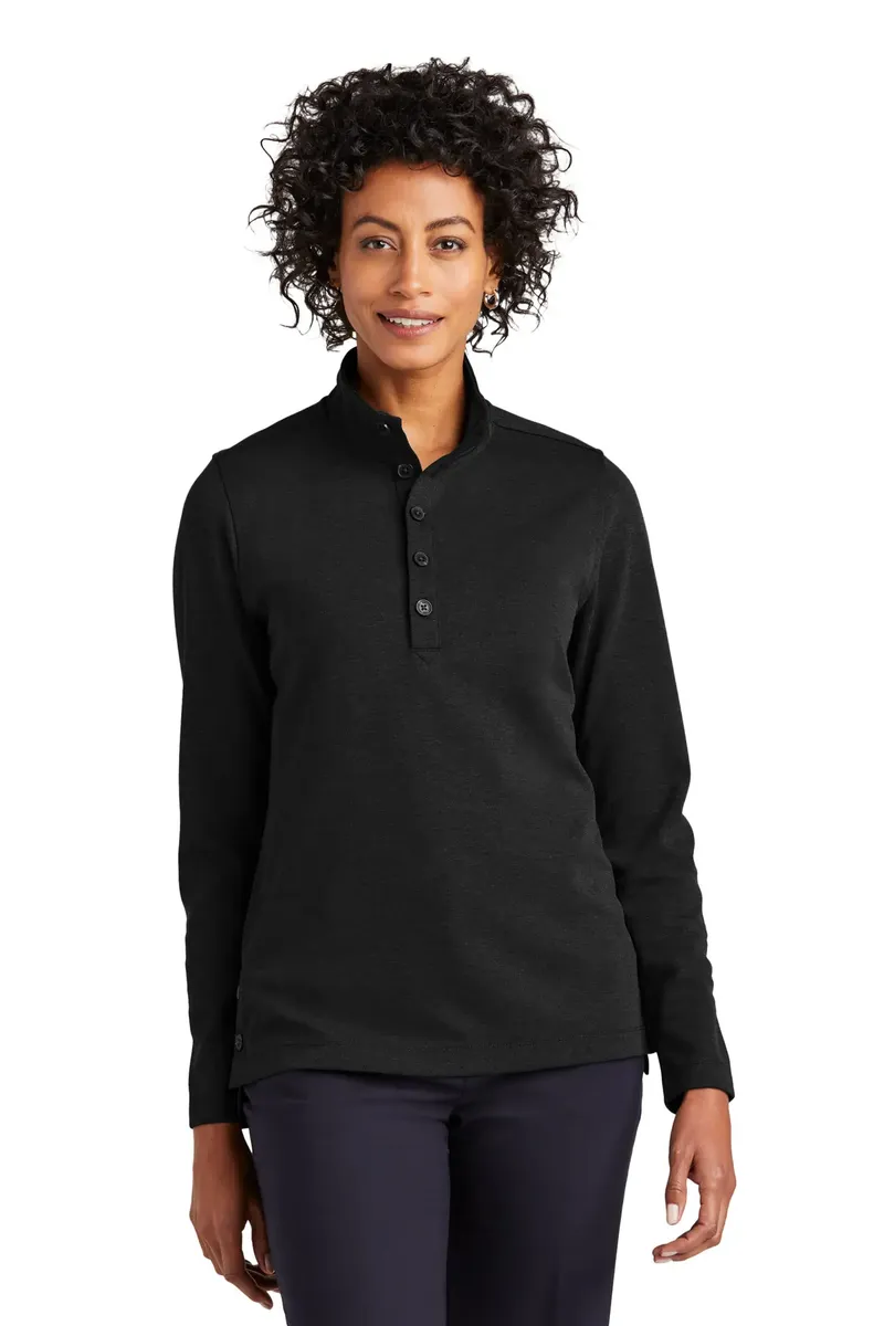 Brooks Brothers® Women's Mid-Layer Stretch 1/2-Button BB18203 - additional view 2