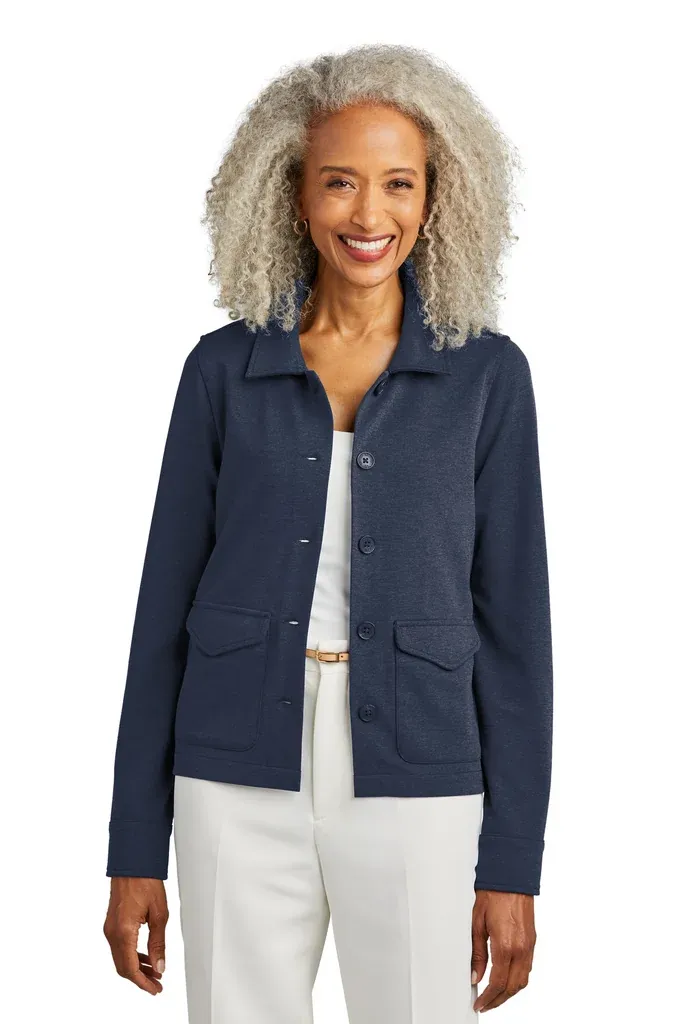 Brooks Brothers® Women's Mid-Layer Stretch Button Jacket BB18205 - additional view 2