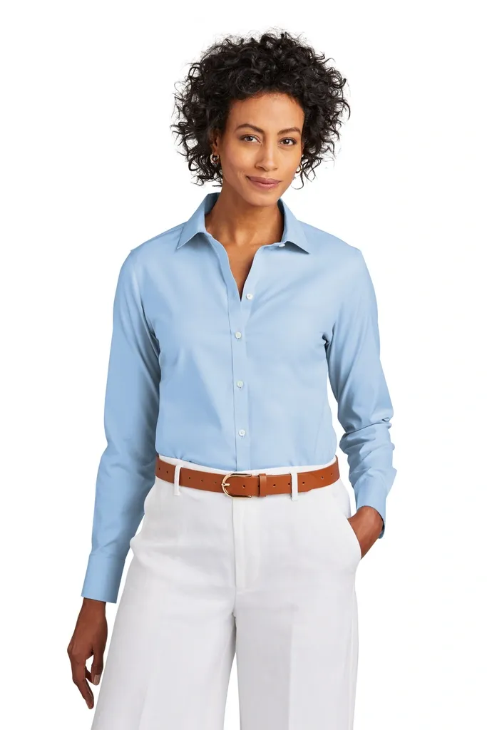 Brooks Brothers® Women's Wrinkle-Free Stretch Pinpoint Shirt BB18001 - additional view 1