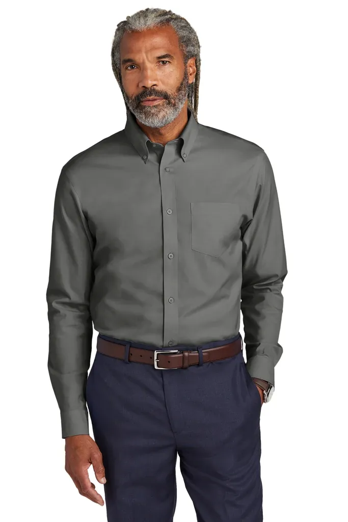 Brooks Brothers® Wrinkle-Free Stretch Pinpoint Shirt BB18000 - additional view 3