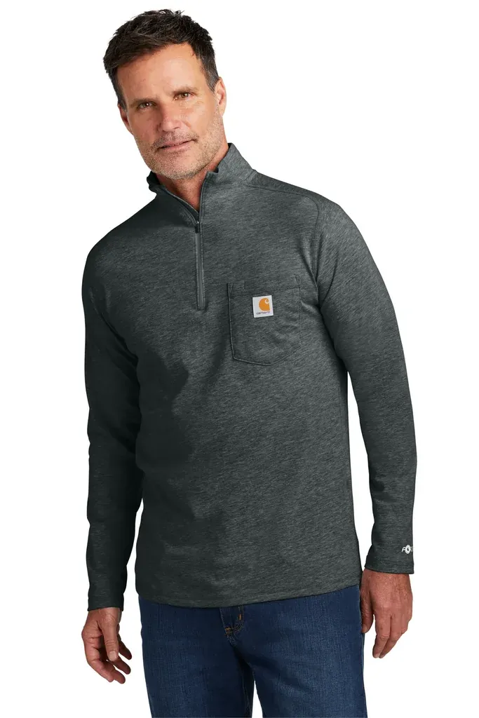 Carhartt Force® 1/4-Zip Long Sleeve T-Shirt CT106660 - additional view 3