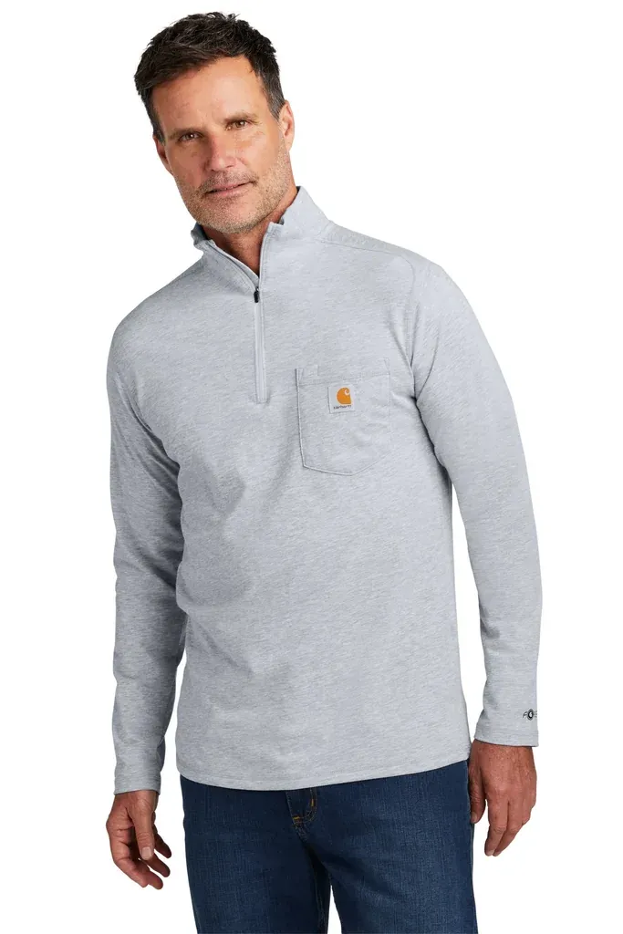 Carhartt Force® 1/4-Zip Long Sleeve T-Shirt CT106660 - additional view 2