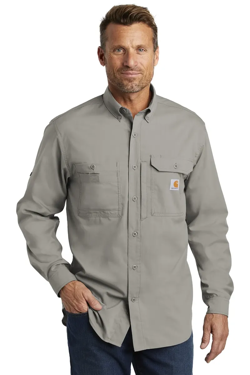 Carhartt Force ® Ridgefield Solid Long Sleeve Shirt. CT102418 - additional view 1