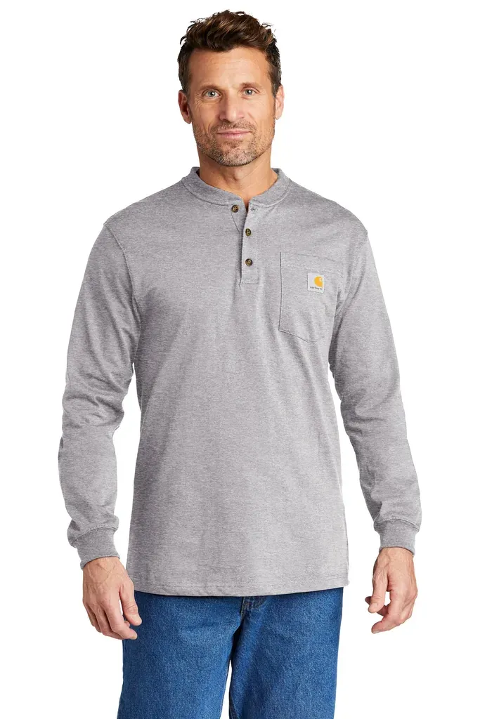Carhartt® Long Sleeve Henley T-Shirt CTK128 - additional view 2