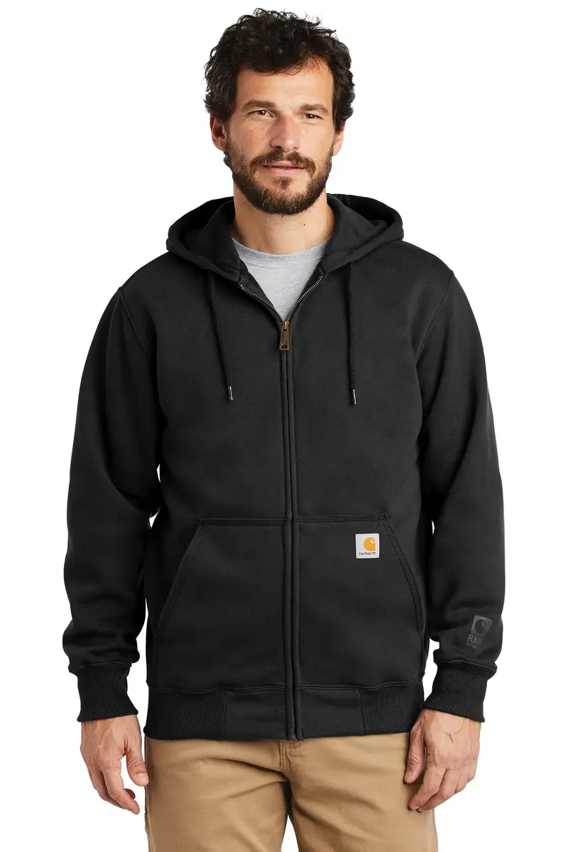 Carhartt ® Rain Defender ® Paxton Heavyweight Hooded Zip-Front Sweatshirt. CT100614 - additional view 2