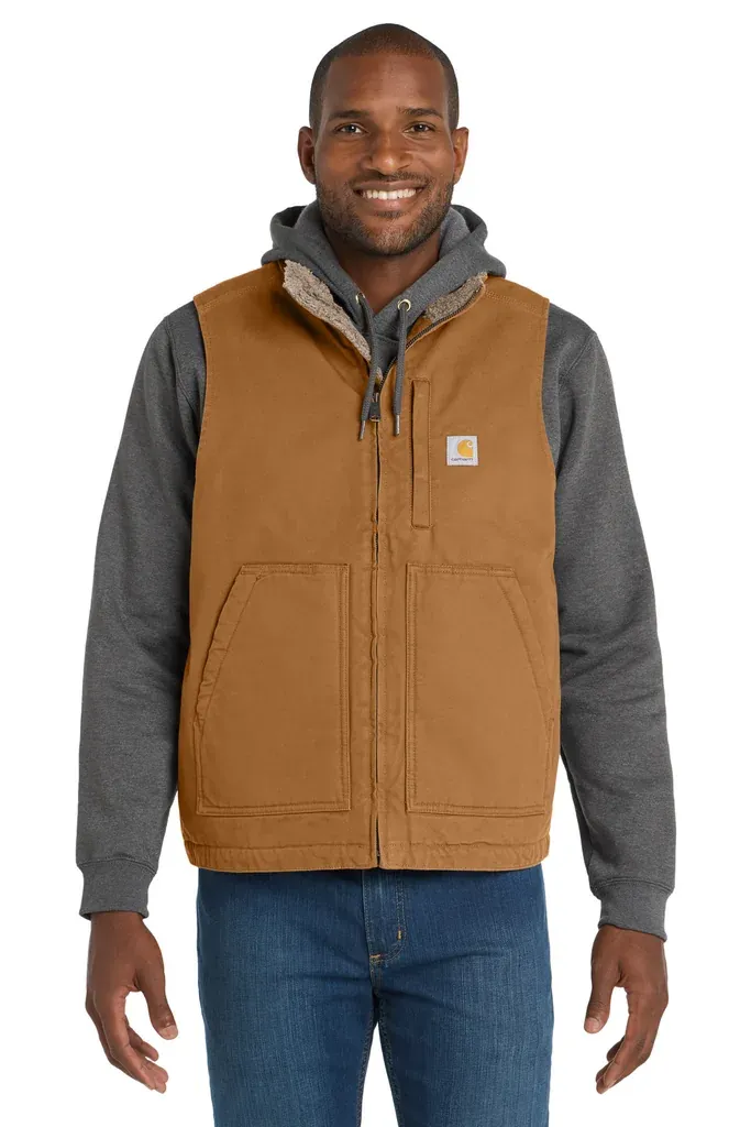 Carhartt® Sherpa-Lined Mock Neck Vest CT104277 - additional view 2