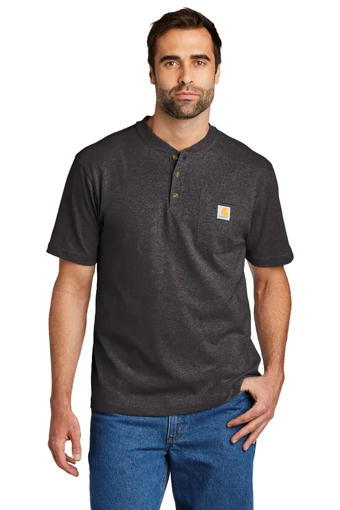 Carhartt® Short Sleeve Henley T-Shirt CTK84 - additional view 1