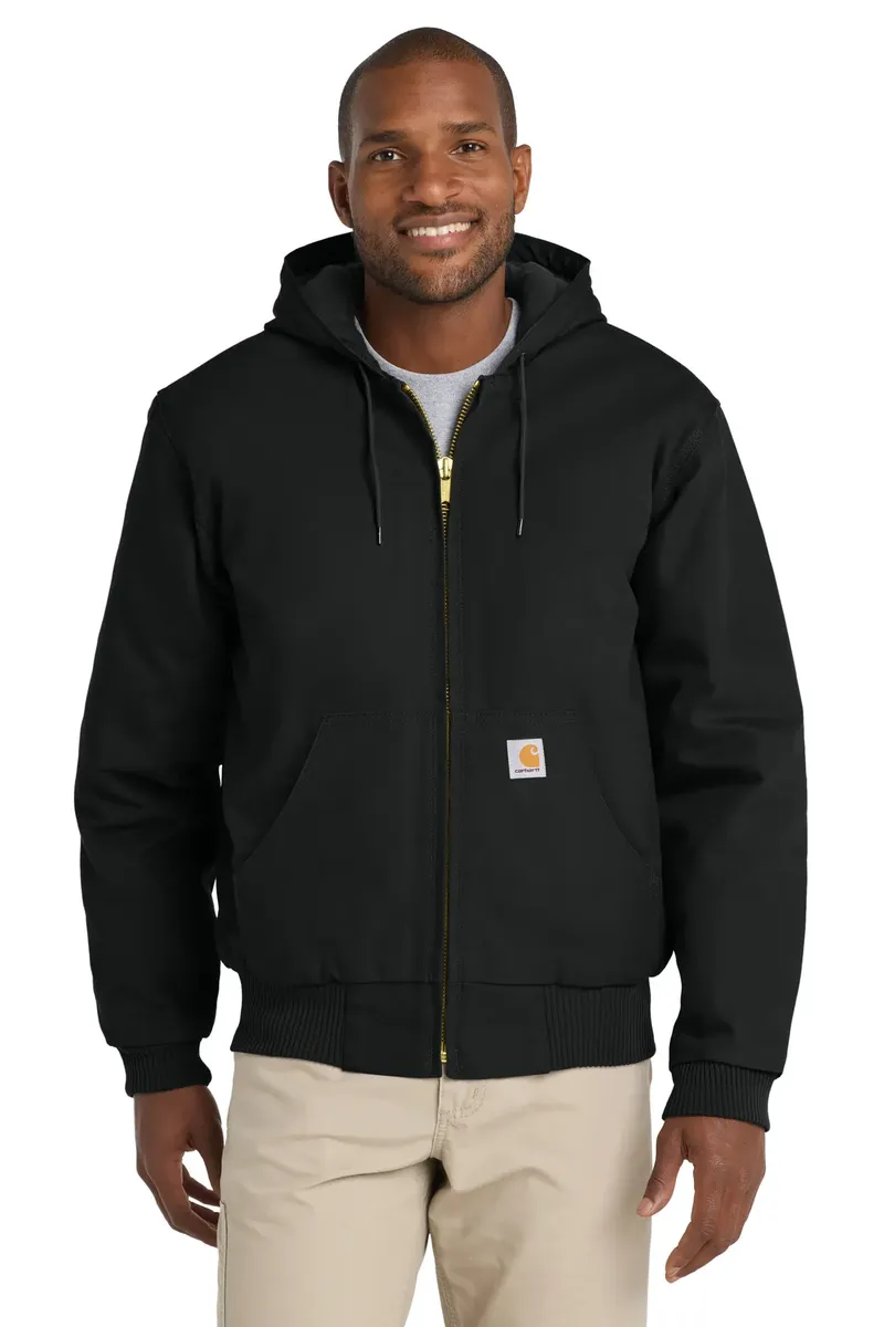 Carhartt ® Tall Quilted-Flannel-Lined Duck Active Jac. CTT106677 - additional view 1