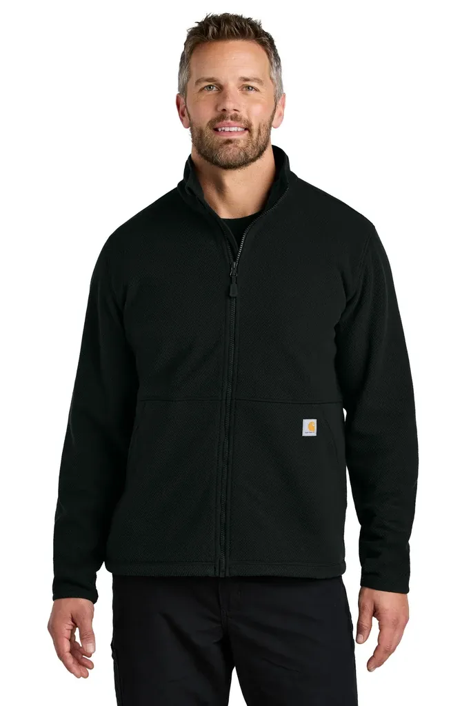 Carhartt® Textured Full-Zip Fleece Jacket CT106416 - additional view 3