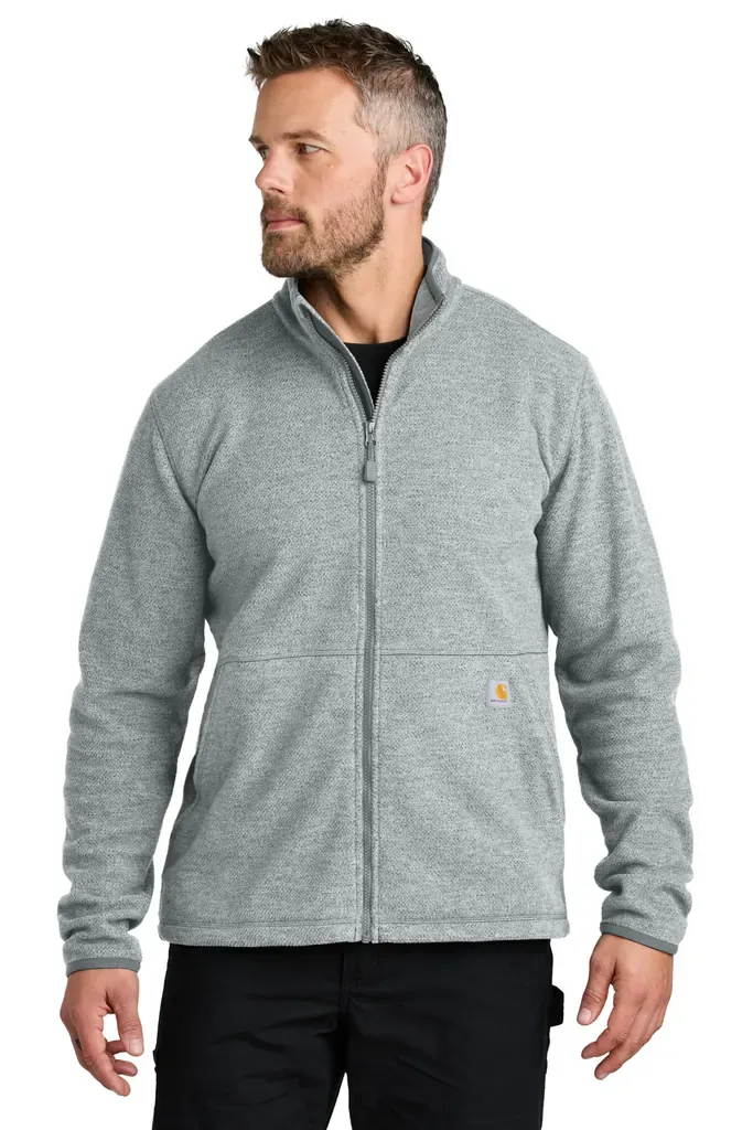 Carhartt® Textured Full-Zip Fleece Jacket CT106416 - additional view 2