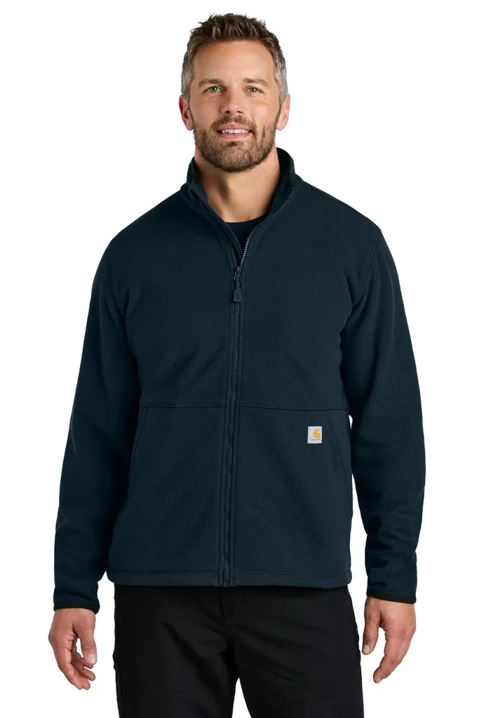 Carhartt® Textured Full-Zip Fleece Jacket CT106416 - additional view 1