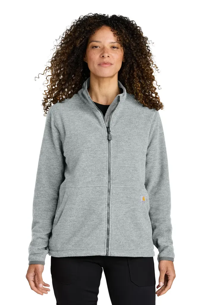 Carhartt® Women's Textured Full-Zip Fleece Jacket CT106419 - additional view 1