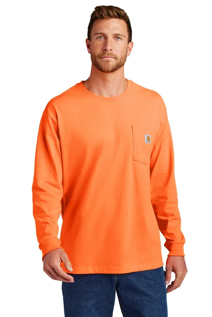 Carhartt ® Workwear Pocket Long Sleeve T-Shirt. CTK126 - additional view 3