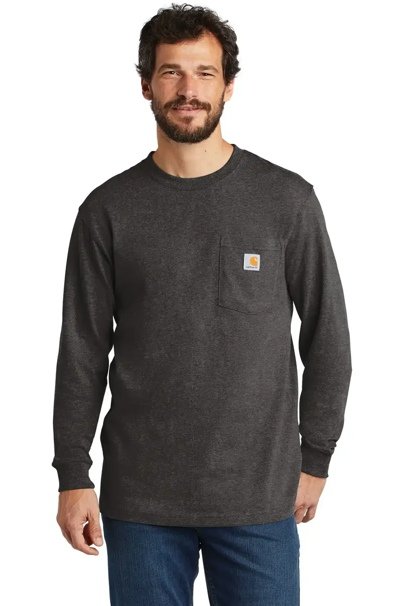 Carhartt ® Workwear Pocket Long Sleeve T-Shirt. CTK126 - additional view 4