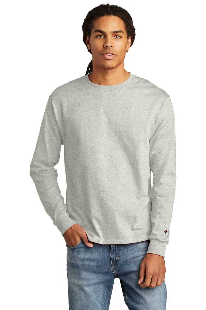 Champion ®  Heritage 5.2-Oz. Jersey Long Sleeve Tee CC8C - additional view 7