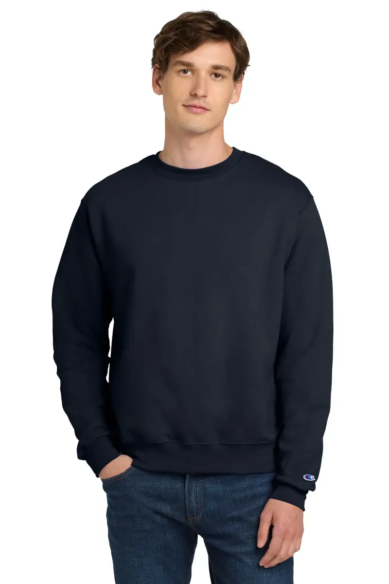 Champion®  Powerblend® Crewneck Sweatshirt. S6000 - additional view 3