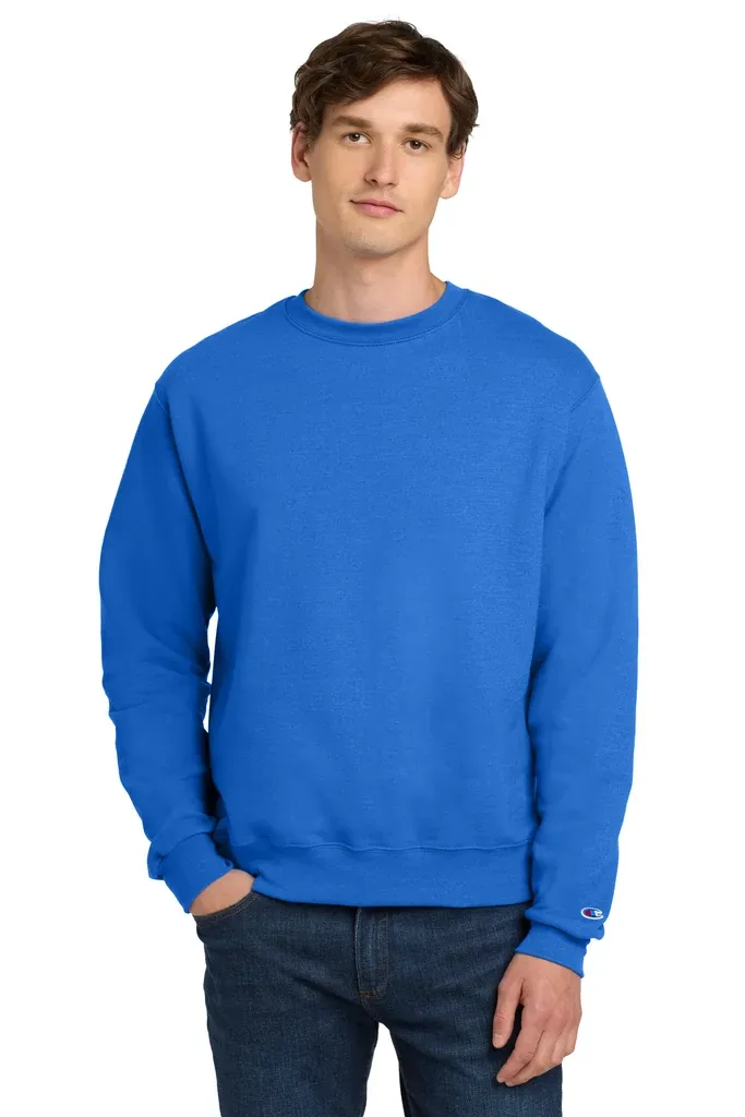 Champion®  Powerblend® Crewneck Sweatshirt. S6000 - additional view 10