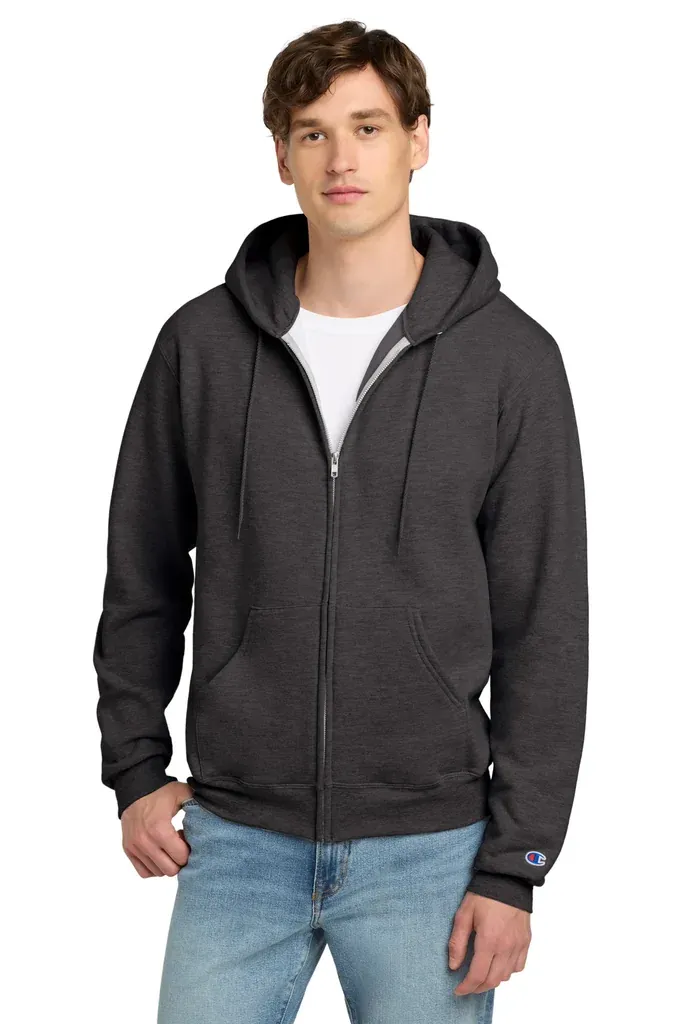 Champion® Powerblend® Full-Zip Hoodie. S800 - additional view 3