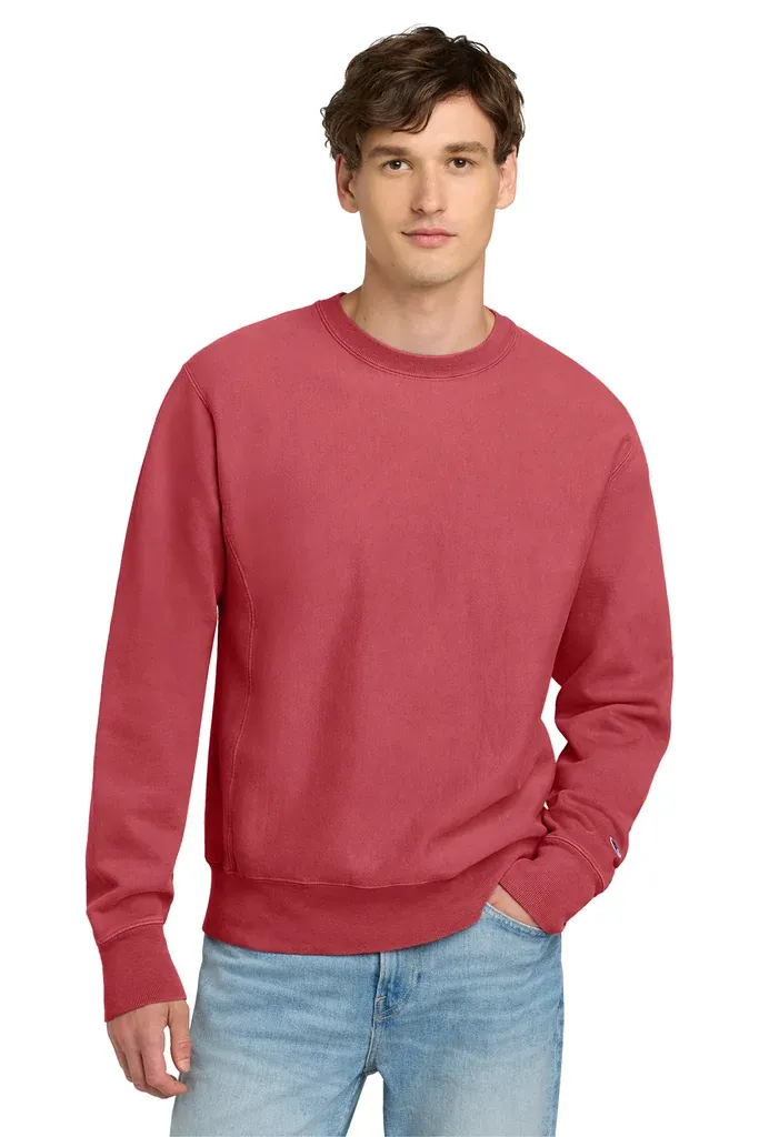 Champion ® Reverse Weave ® Garment-Dyed Crewneck Sweatshirt. GDS149 - additional view 1