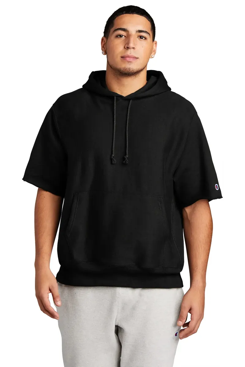 Champion ®  Reverse Weave ®  Short Sleeve Hooded Sweatshirt S101SS - additional view 2