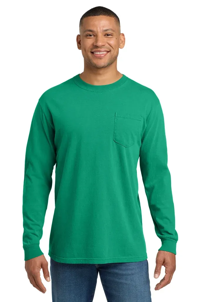 COMFORT COLORS ® Heavyweight Ring Spun Long Sleeve Pocket Tee. 4410 - additional view 10