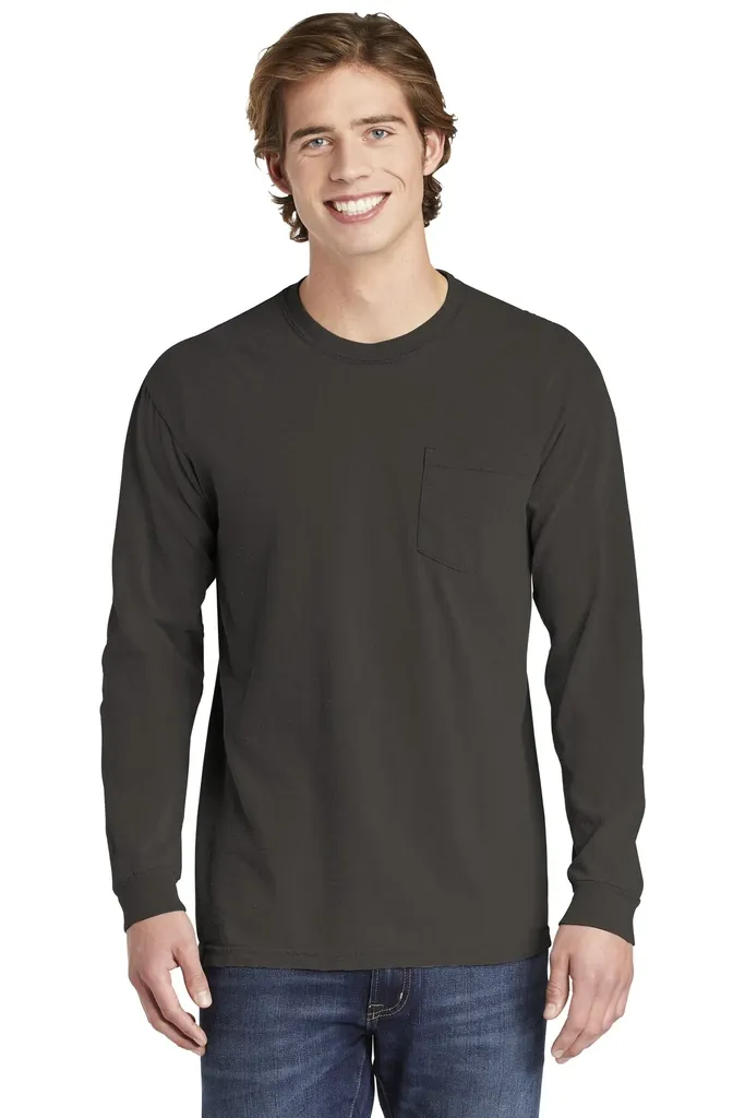 COMFORT COLORS ® Heavyweight Ring Spun Long Sleeve Pocket Tee. 4410 - additional view 15