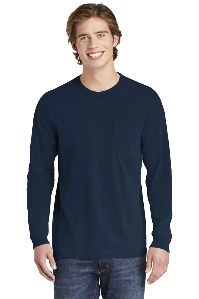 COMFORT COLORS ® Heavyweight Ring Spun Long Sleeve Pocket Tee. 4410 - additional view 24