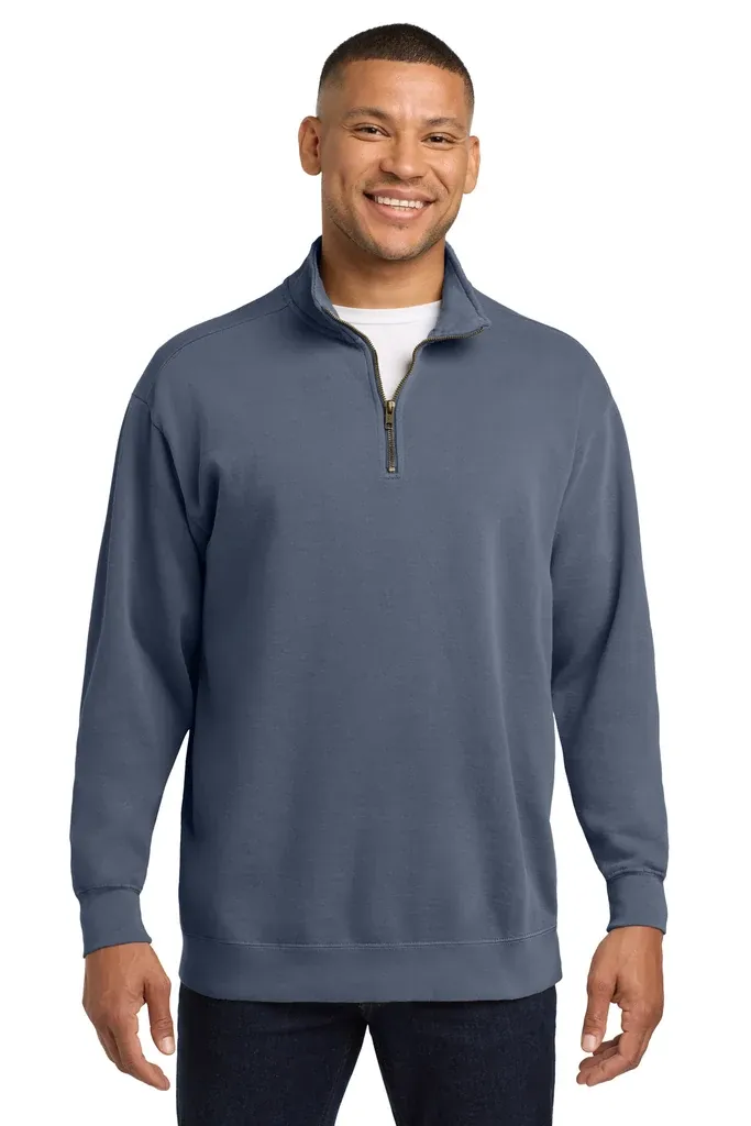 COMFORT COLORS ® Ring Spun 1/4-Zip Sweatshirt. 1580 - additional view 1