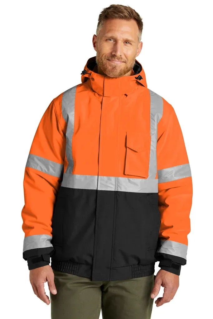 CornerStone® ANSI 107 Class 3 Economy Waterproof Insulated Bomber Jacket CSJ500 - additional view 1