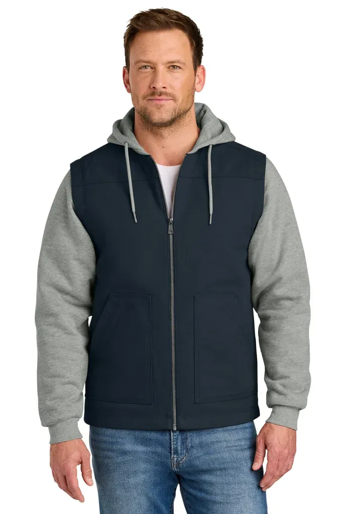 CornerStone® Duck Fleece Full-Zip Hooded Jacket CSJ42 - additional view 2