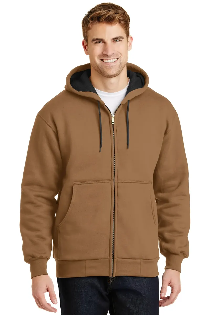 CornerStone® - Heavyweight Full-Zip Hooded Sweatshirt with Thermal Lining.  CS620 - additional view 1