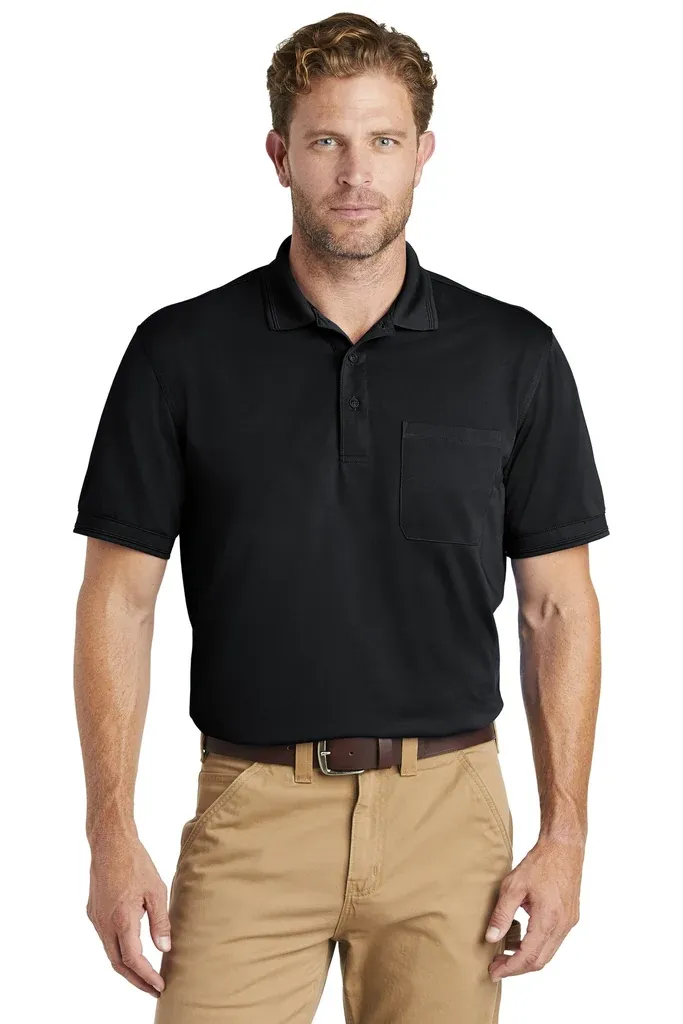 CornerStone ® Industrial Snag-Proof Pique Pocket Polo. CS4020P - additional view 4