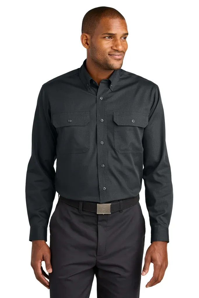 CornerStone® Long Sleeve Select Ripstop Shirt CSW174 - additional view 1