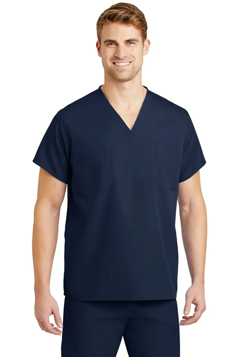 CornerStone® - Reversible V-Neck Scrub Top.  CS501 - additional view 1