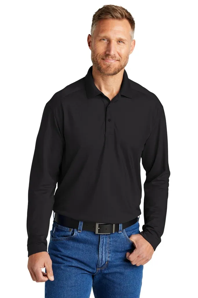 CornerStone® Select Lightweight Snag-Proof Long Sleeve Polo CS418LS - additional view 2
