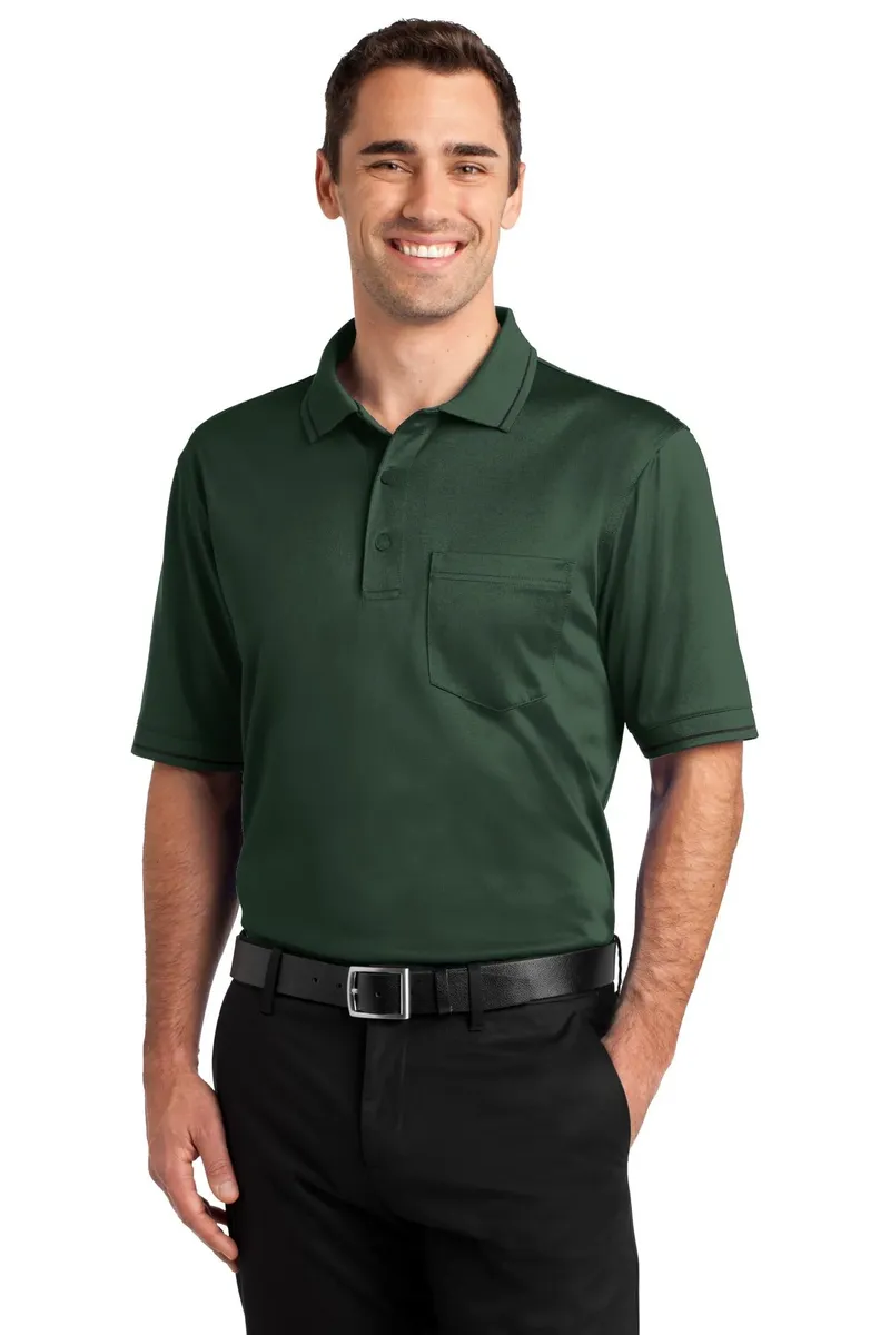 CornerStone® Select Snag-Proof Tipped Pocket Polo. CS415 - additional view 2