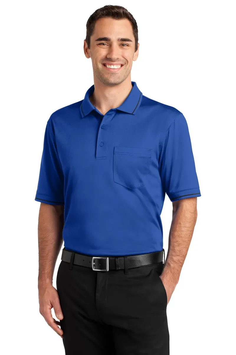 CornerStone® Select Snag-Proof Tipped Pocket Polo. CS415 - additional view 3