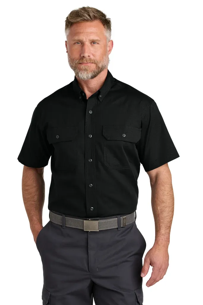 CornerStone® Short Sleeve Select Ripstop Shirt CSW175 - additional view 1