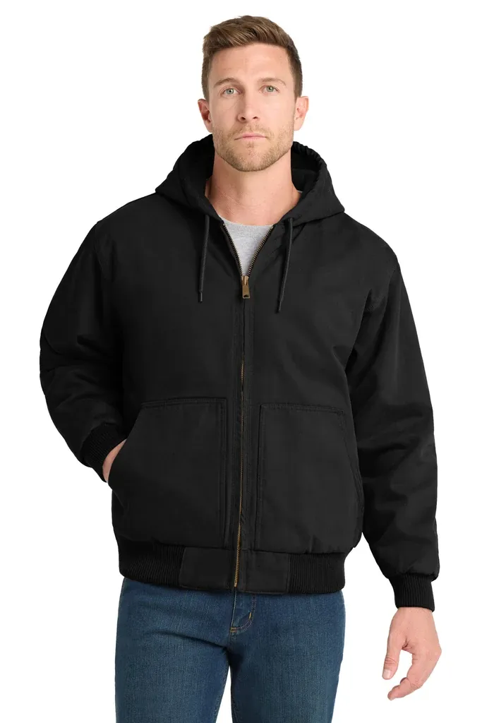 CornerStone® Washed Duck Cloth Insulated Hooded Work Jacket. CSJ41 - additional view 3
